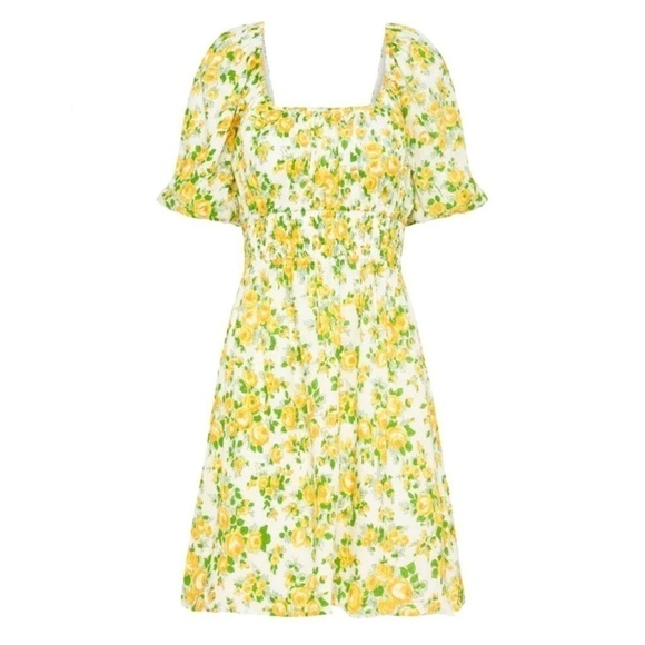 FAITHFULL THE BRAND Axel Mini Dress Morello Floral Print - Picture 5 of 10